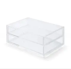 さくら様専用 無印良品 重なるアクリルケース2段引出・大 新品♡