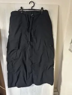 ナイロンカーゴロングスカート