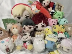 ぬいぐるみ　大量　まとめ売り　すみっコぐらし　KPOP他　ノンジャンル　まとめて
