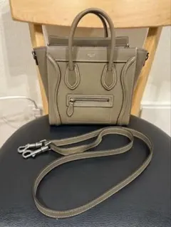 《美品》CELINE ラゲージ　ナノ　スリ　付属品完備　正規品　廃盤　新ロゴ