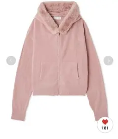 【新品タグ付】SNIDEL Sustainable ファーニットフーディー