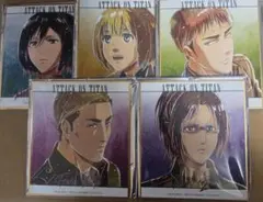 進撃の巨人Ani-Artミニ色紙【ミカサ/アルミン/ジャン/エルヴィン/ハンジ】