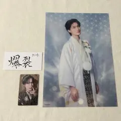 M!LK 山中柔太朗 ラキドロ クリアポスター トレカ 佐野勇斗 ステッカー