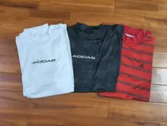 アディダスゴルフ モックネックシャツ半袖 3枚セット