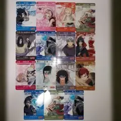 NARUTO ナルト クリアカード 13種 15枚まとめ売り