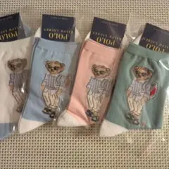 POLO RALPH LAUREN ポロベア ソックス 4足セット73のサムネイル