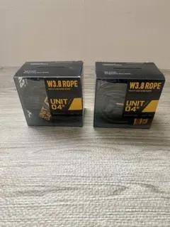 W3.8 UNIT/04 × PIXEL NULL ROPE Rope Wide Multi-Use – [BLACK] ROPE Nullpixel｜W3.8 w3.87ロープ テント・タープ