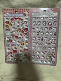 サンリオ ボンボンドロップシール大 ミニ キティちゃん 2点セット