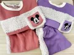 韓国服 Disney ミッキー トレーナー ボア サイズS、L セットアップ