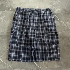 check wide half pants 丈長 膝下 カーゴショーツのサムネイル