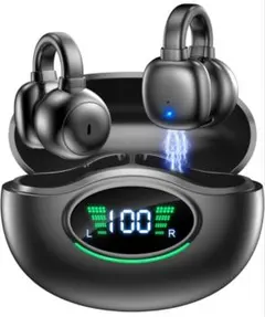 空気伝導ワイヤレスイヤホン Bluetooth5.3 ノイズキャンセリング