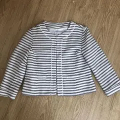 ROPÉ PICNIC ストライプ ノーカラージャケット 36 フォーマル