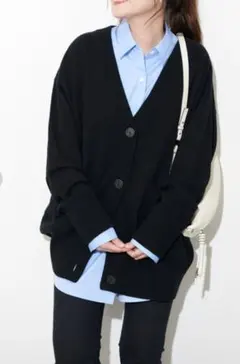 コットンカシミアビックカーディガン