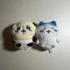 ちいかわ ハチワレ らっこ ぬいぐるみ マスコット 2体セット