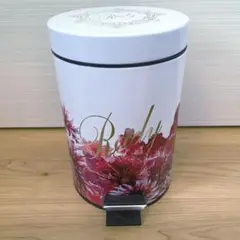 Rady レディー リゾートフラワー　ダストBOX ゴミ箱　ホワイト　リゾフラ