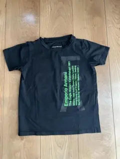 Emporio Armani ブラック Tシャツ 4A 106cm