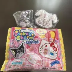 サンリオキャラクターズパッケージチャーム2個セット　クロミ　ウィッシュミーメル