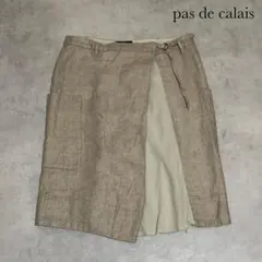 pas de calais パドカレ リネン 切り替えし スカート R290のサムネイル
