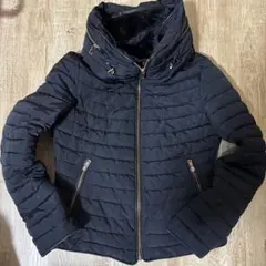 難あり格安　ZARAブラック ダウンジャケット