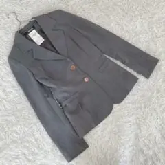 【モーガン】 テーラードジャケット シングルブレストスラッシュポケット 通勤