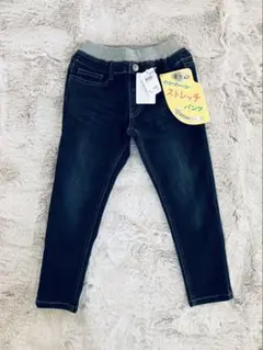 ストレッチ デニムパンツ120cm ネイビー