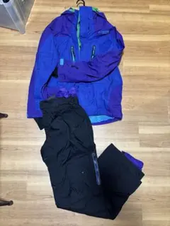 Columbia Titanium スキーウェア上下セット　M 紫/黒