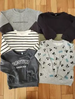 裏起毛トレーナーセット　90～100