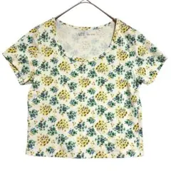 UNIQLO ユニクロ　UT ポール&ジョー　クロップド花柄Tシャツ　L