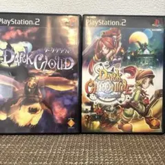 【動作確認済】PS2 ダーククラウド & ダーククロニクル