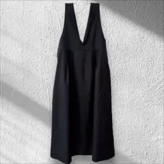 GLACIER ワンピース　黒　ジャンパースカート　S 大きめ　ゆったり　モード