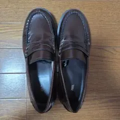 ZARA ローファー ダークブラウン 39