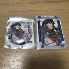 ヒロアカ　飯田天哉　箔押しクリアカード　缶バッジ　ジャンプフェスタ　十傑