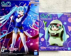 ガンダム45周年×初音ミク ２種(BANPRESTO EVOLVE、ザクぐるみ)