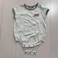 Coleman グレー　半袖ロンパース