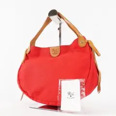 【未使用✨】イルビゾンテ カード付き ハンドバッグ キャンバス×レザー レッド