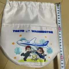 ANA 限定 ペコちゃん巾着袋