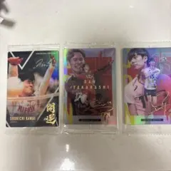 川合俊一＆高橋藍 サイン色紙 川合俊一 レアカード 金箔サイン バレーボール男子日本代表 ツイン