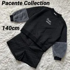 【美品★】 セットアップ スウェットセット ボア 黒 トレーナー ショートパンツ