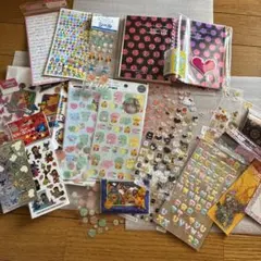 シールノートとシールセット使いかけあり一式