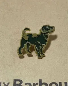 ★激レア★【新品】Barbour 犬 ピンバッジ 専用封筒付き