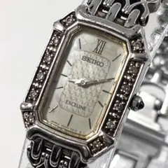 SEIKO エクセリーヌ 腕時計 ダイヤベゼル レディース ヴィンテージ レア