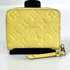 【希少】ルイヴィトン　ジッピーコインパース　モノグラム　アンプラント　イエロー