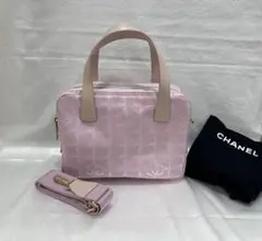 （中古美品）CHANEL ピンク ハンドバッグ