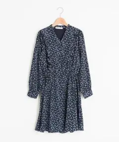 【値下げ】リトルローズ×ドット柄フリルワンピース