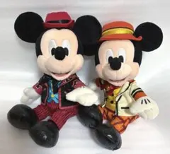 ミッキーマウス　ミッキー　ぬいぐるみ　ミキカン　ダイヤモンドホースシュー　2点