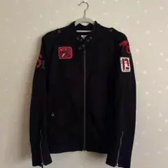 DIESEL ライダースジャケット ブラックのサムネイル