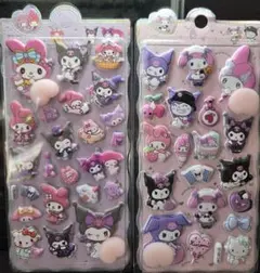 マイメロディ・クロミ ステッカー 2シートセット