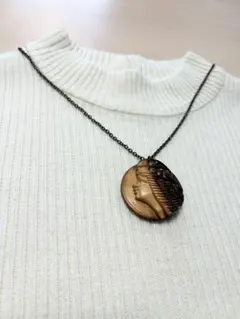 木製 ネックレス アジアン アンティーク ヴィンテージ ボヘミアン エスニック