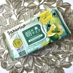 数量限定‼︎新品【サボリーノ】朝用マスク目ざまシート サラサラひきしめタイプ28枚のサムネイル