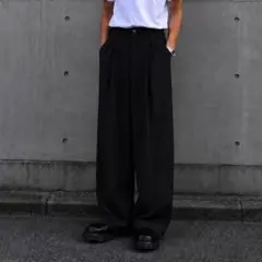 パンツ wide slacks pants 90s wide slacks pants 90s - メルカリ